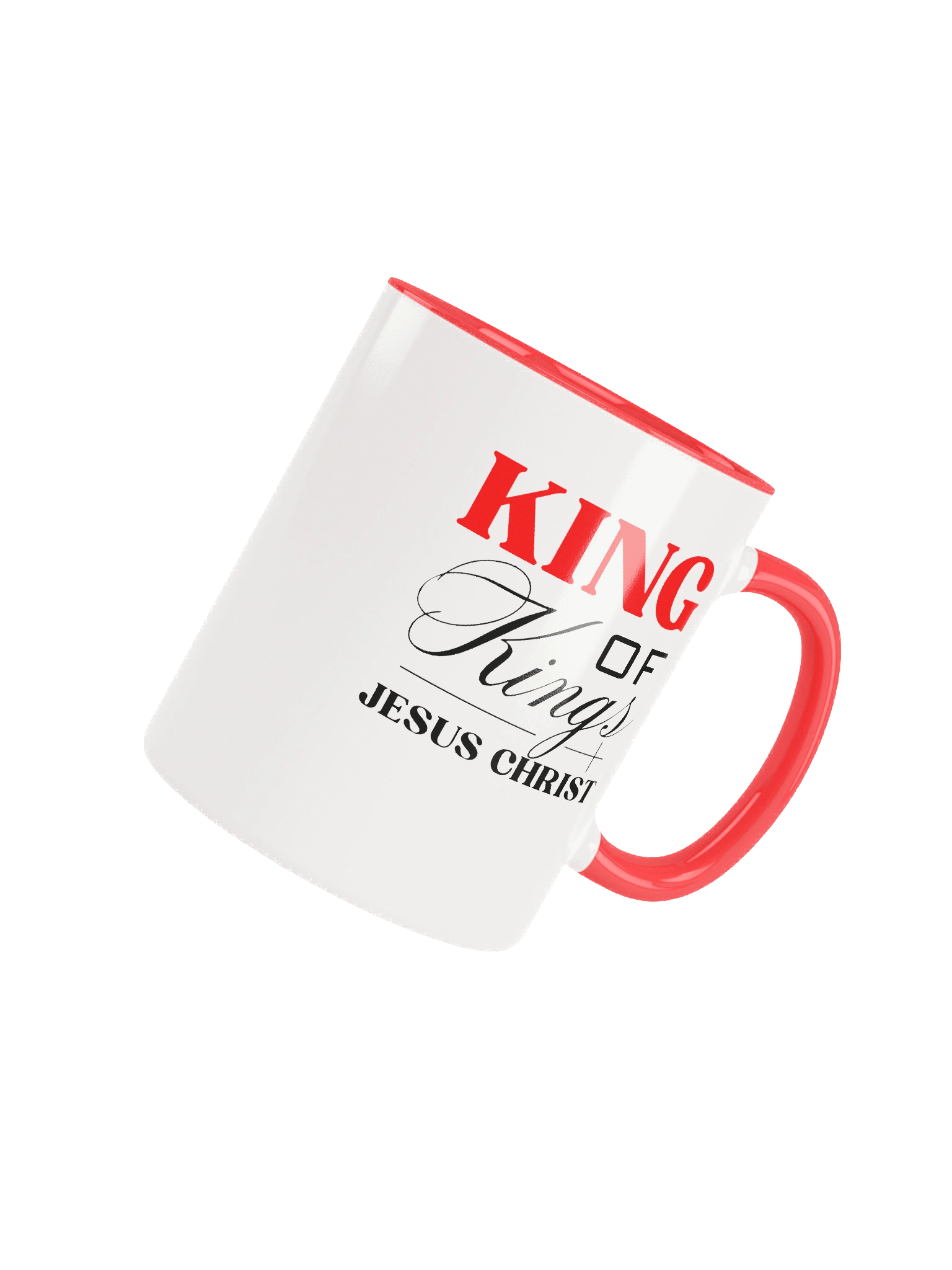 King of Kings Juses Christ Christian Mug | Christian Faith Gift | Inspirational Coffee Cup for Believers product image (5)