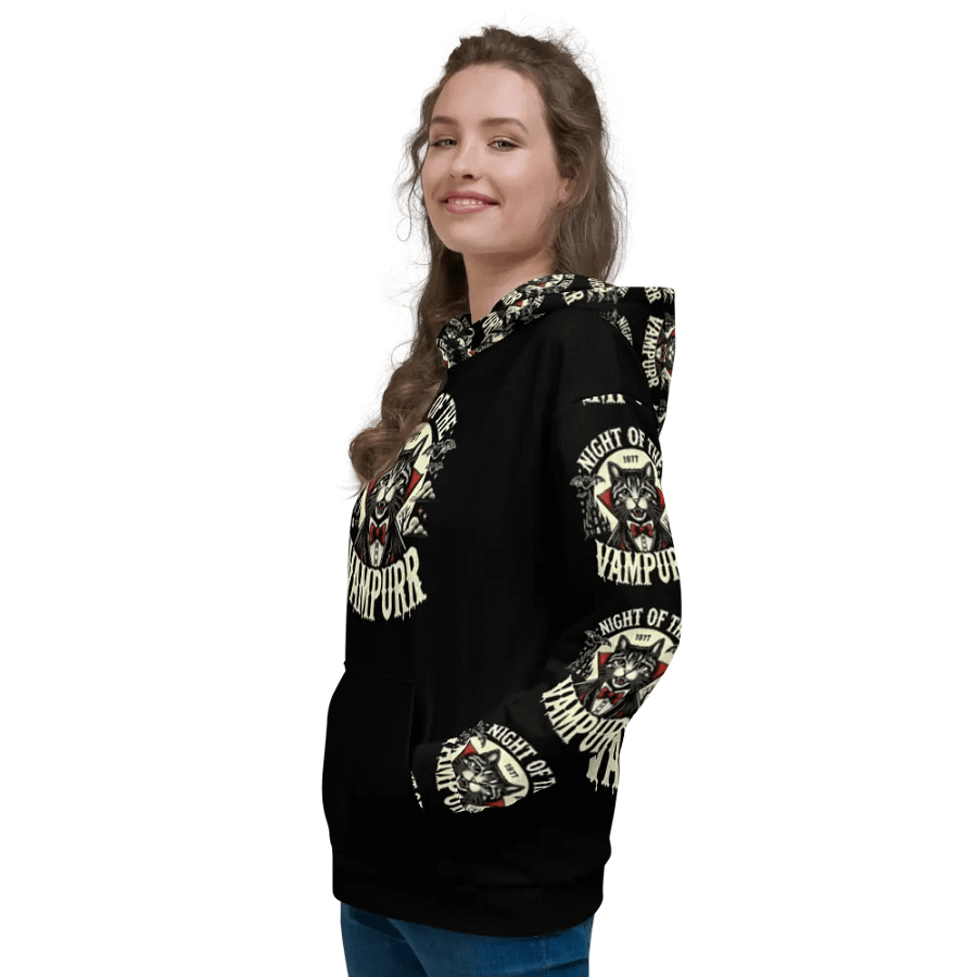 Vintage NIGHT OF THE VAMPURR - Hoodie product image (6)