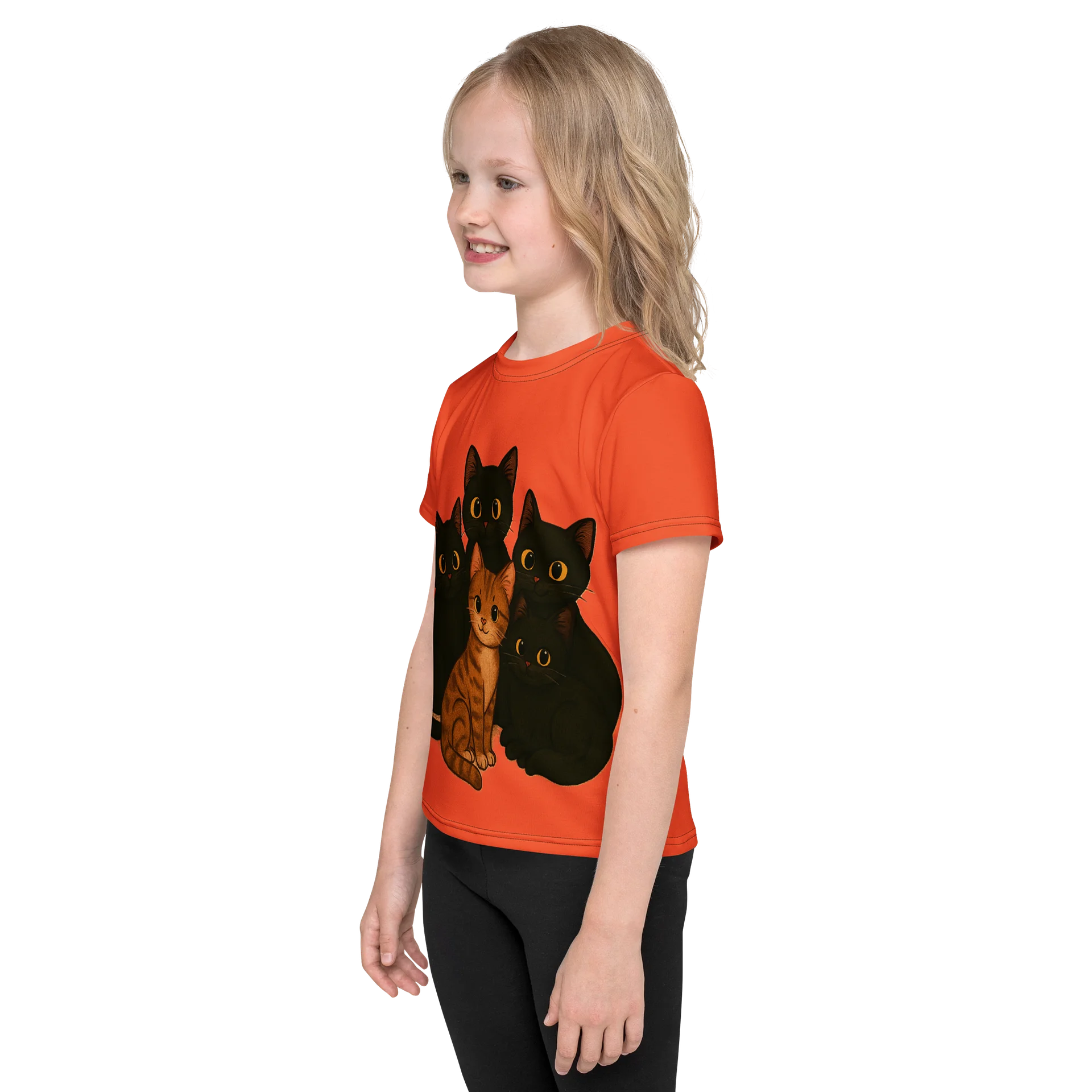 Orange kitty Adventure Kids T-Shirt product image (3)