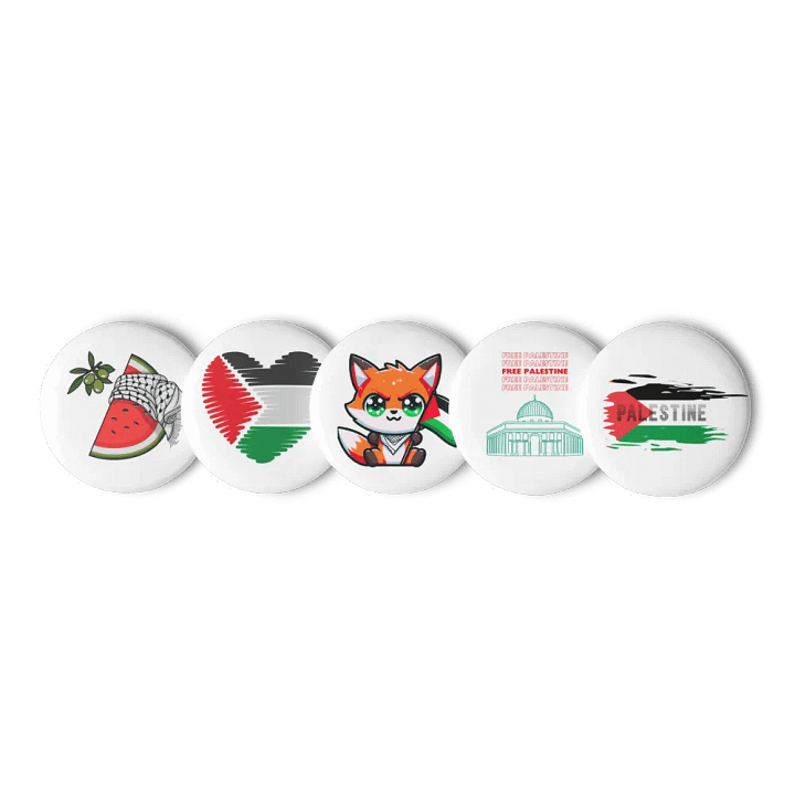Palestine Pin Button Set product image (1)