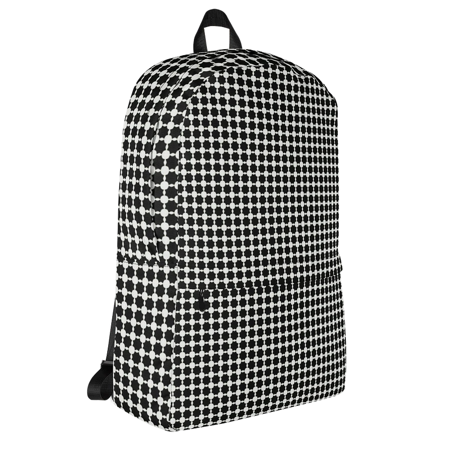 Abstract Black and White Chain Back Pack product image (17)