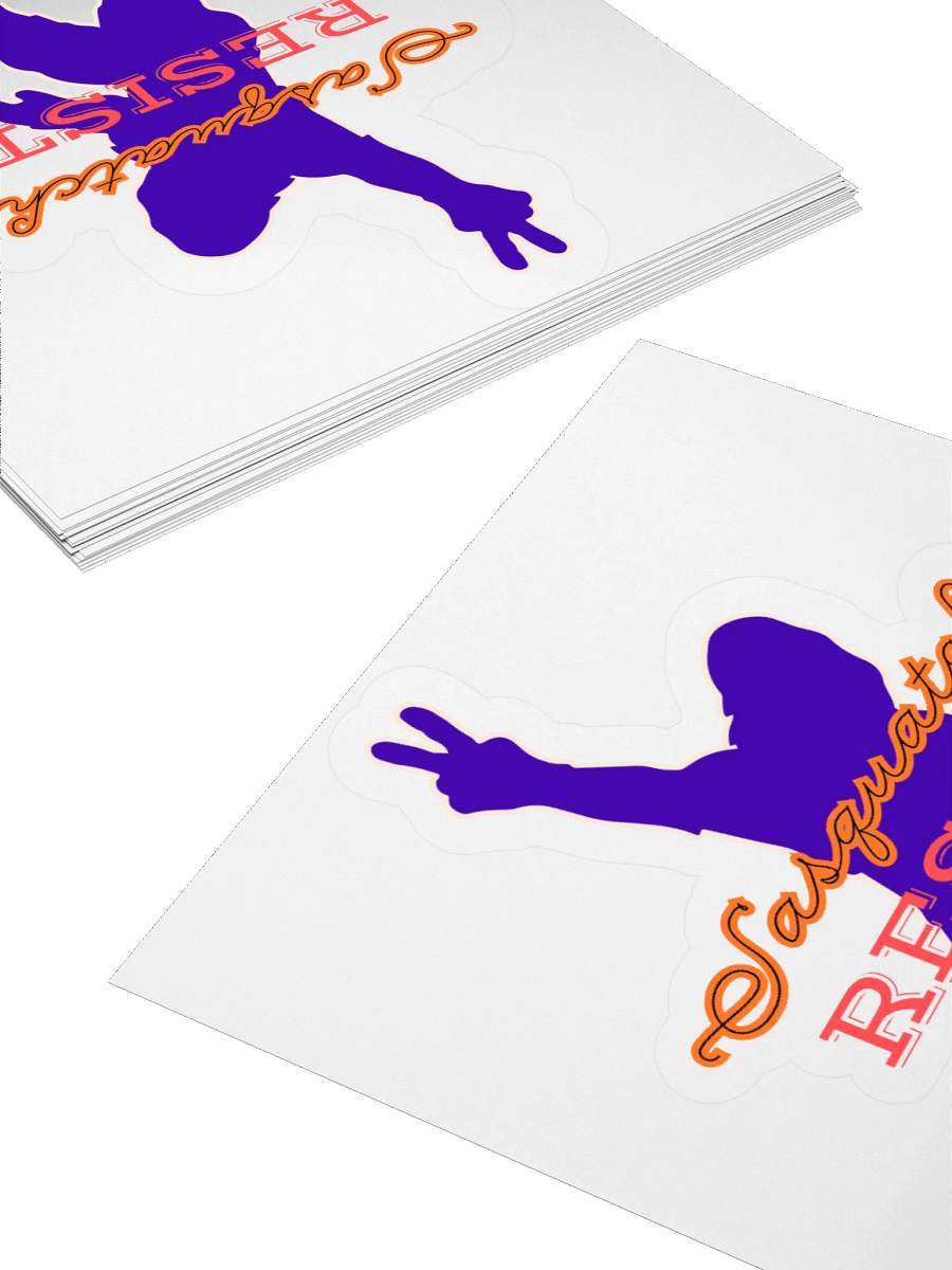 Sasquatch Peace to Resist Sticker product image (8)