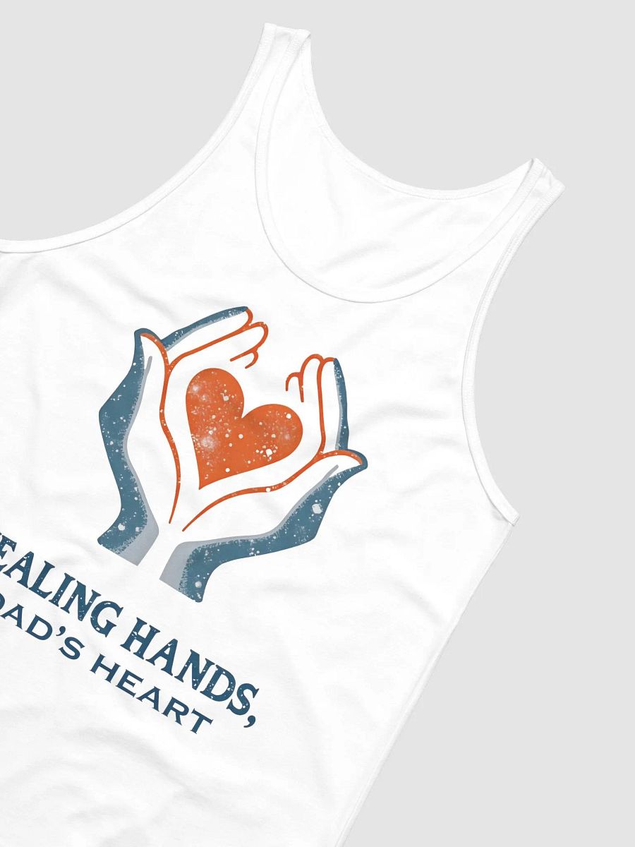 Flaming Heart , Dad's heart, Healing Hands Tank product image (16)