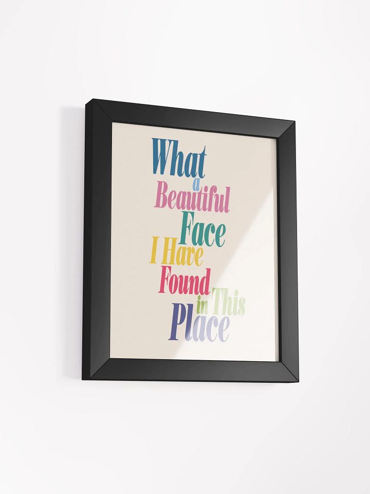 What A Beautiful Face Desk Art product image (5)