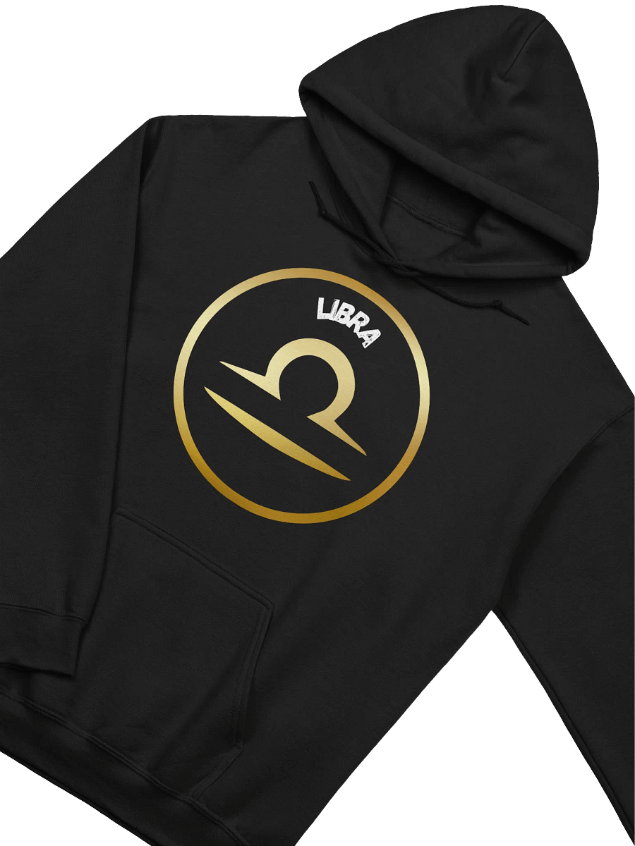 Libra Zodiac Gold Symbol Unisex Hoodie product image (2)