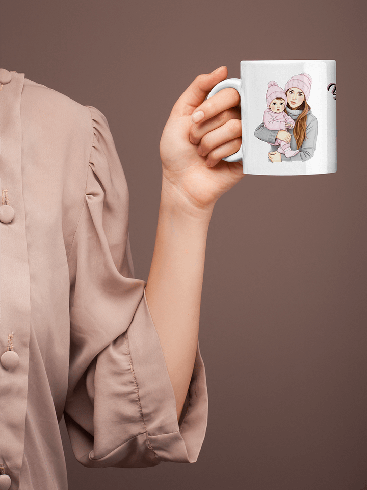 💖Sip in Style, Supermom!💖 (Brown eyes, Brown hair) product image (1)
