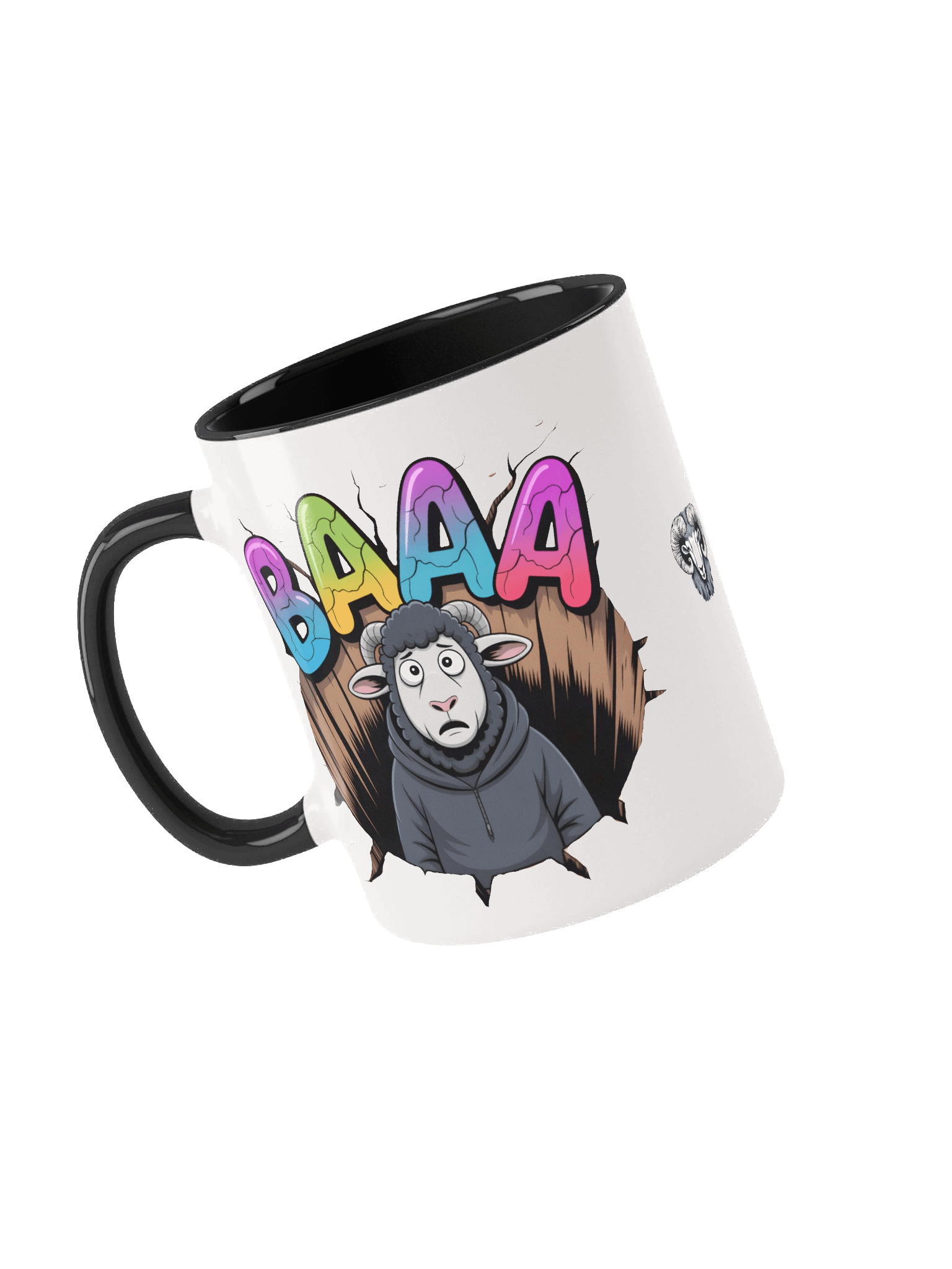 BAAA Surprised Sheep Coloured Mug product image (3)