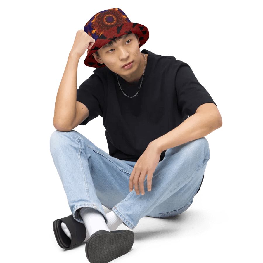 Ravens and Kaleidoscope Buckethat product image (6)