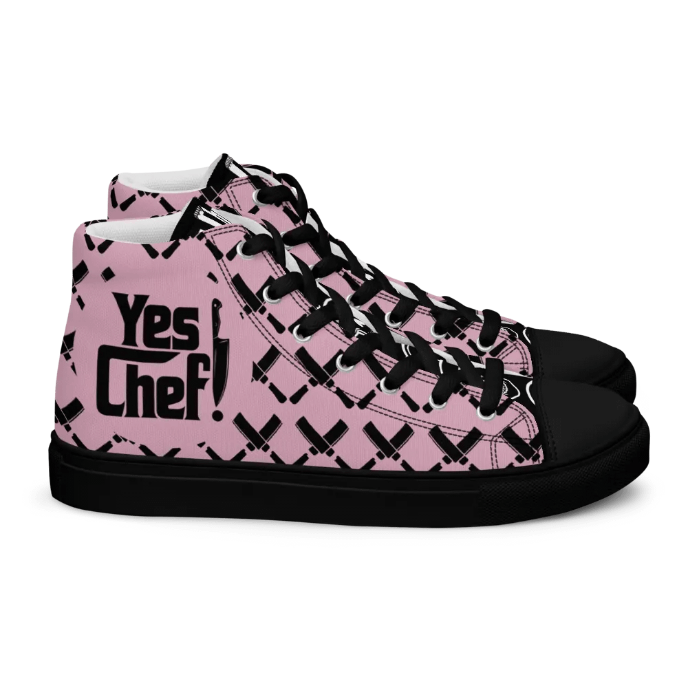 Yes Chef High Top Pink Black/Black Female product image (2)