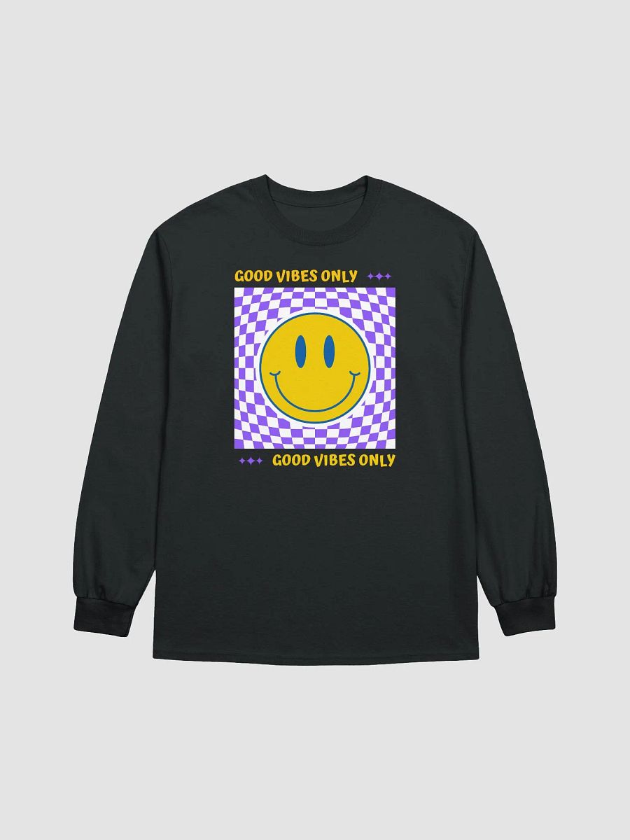 Good Vibes Only Long Sleeve T-Shirt – Stay Cozy with Positive Energy product image (1)
