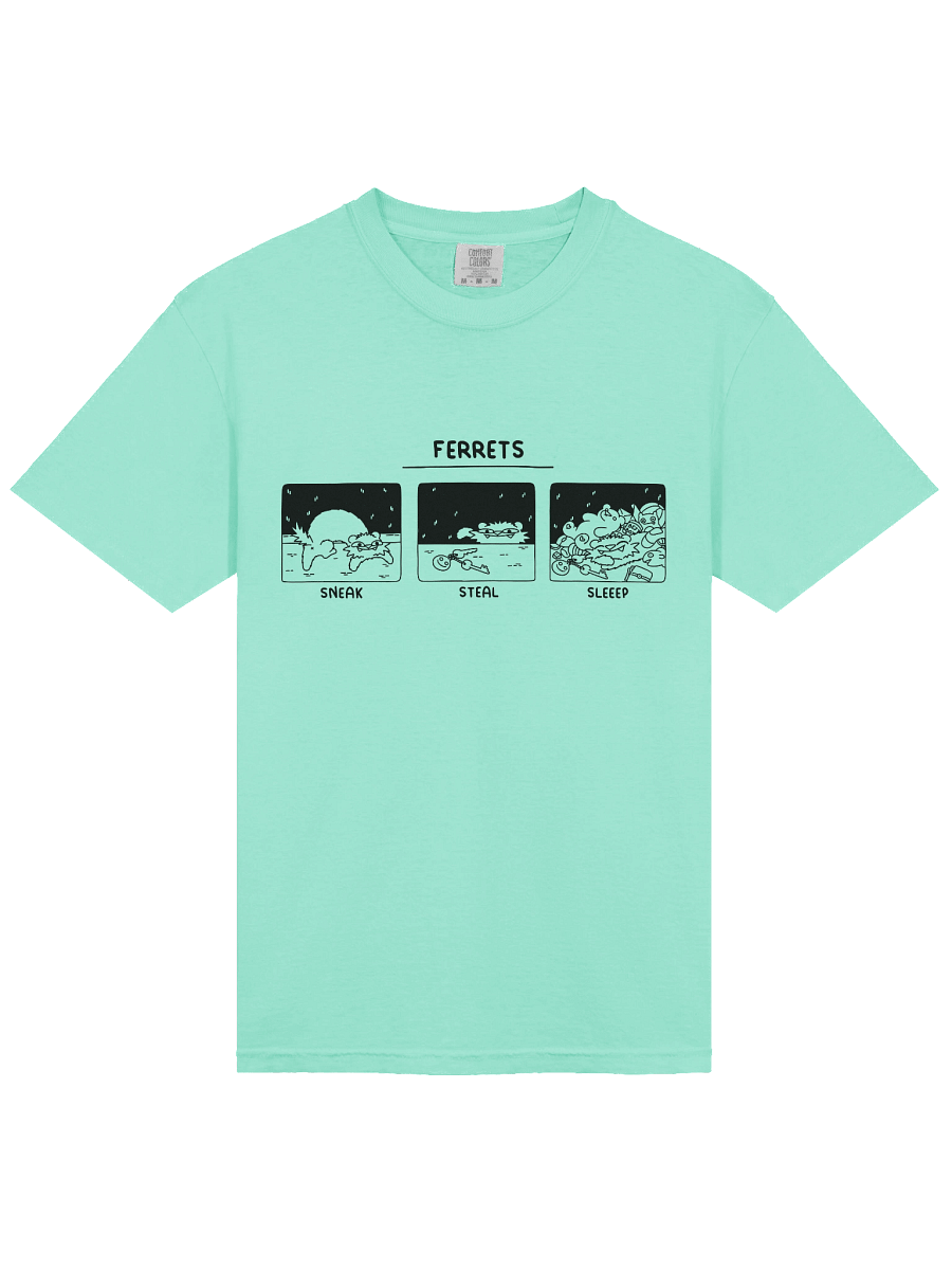 Ferrets | Sneak Steal Sleep | T-Shirt product image (33)