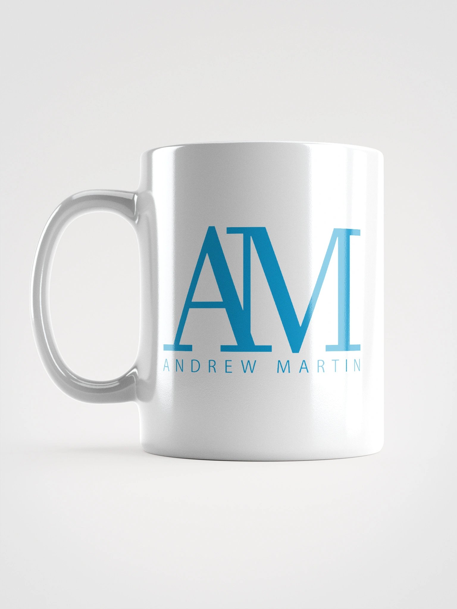 AM01 Andrew Martin Logo White Glossy Mug product image (1)