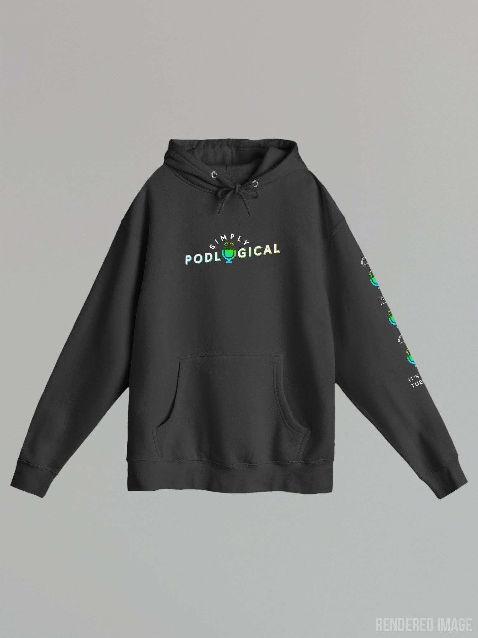 SimplyPodLogical Hoodie (Black) product image (5)