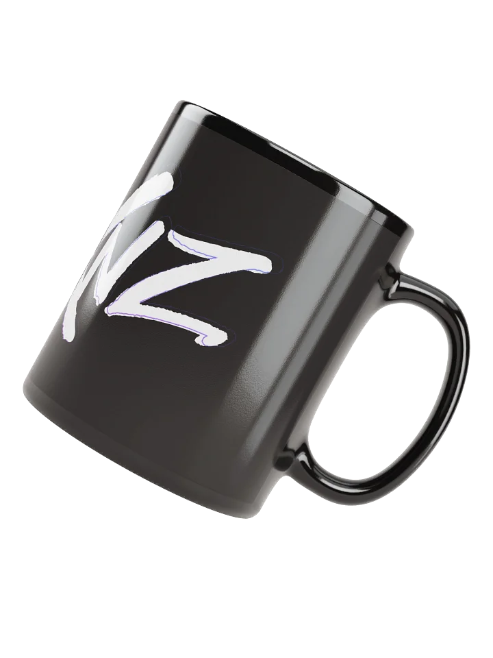 BACXNZ White Logo Black Mug product image (2)