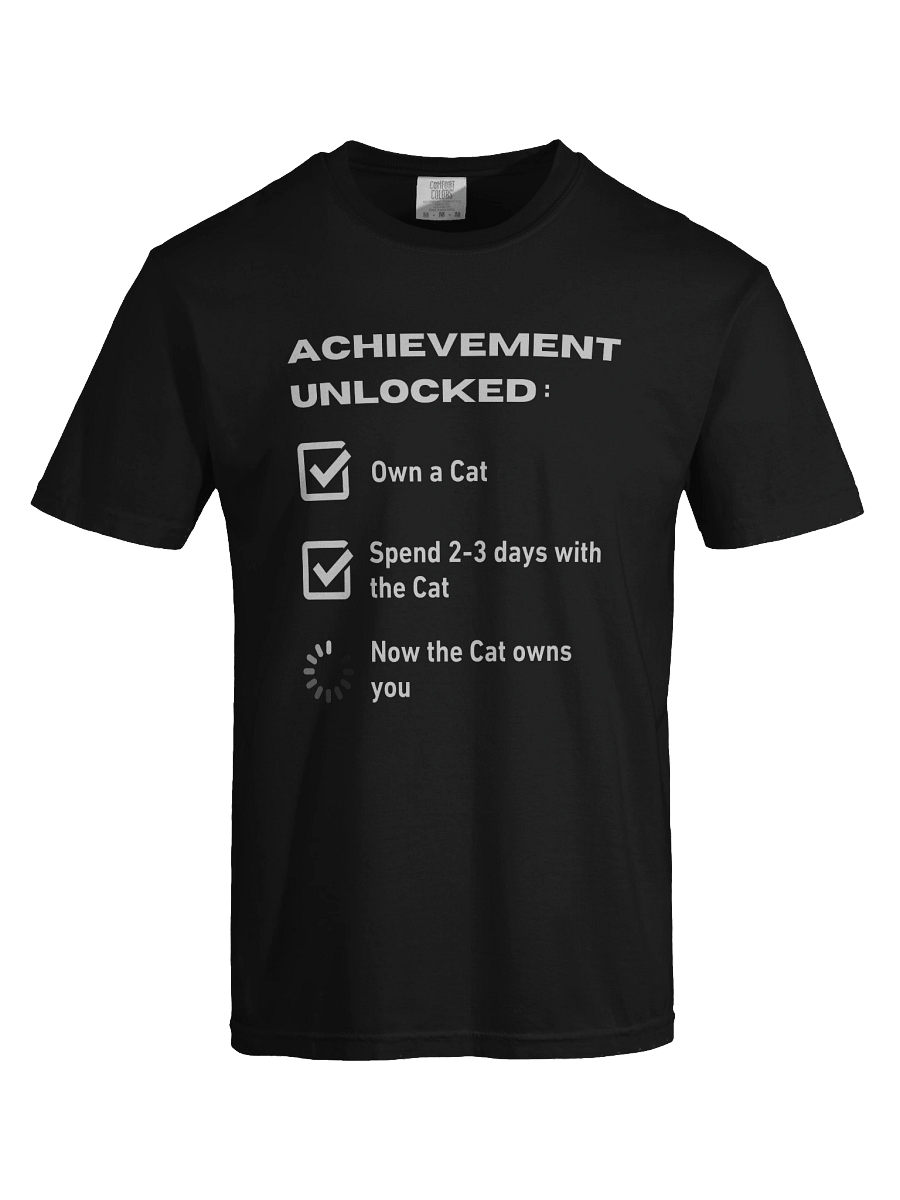 Achievement Unlocked Cat Edition-Tee product image (29)