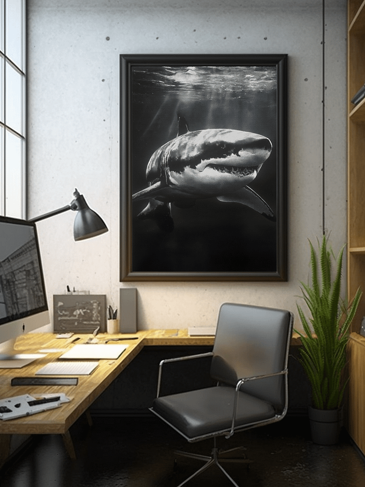 Apex Predator Framed Matte Wall Art Canvas product image (2)