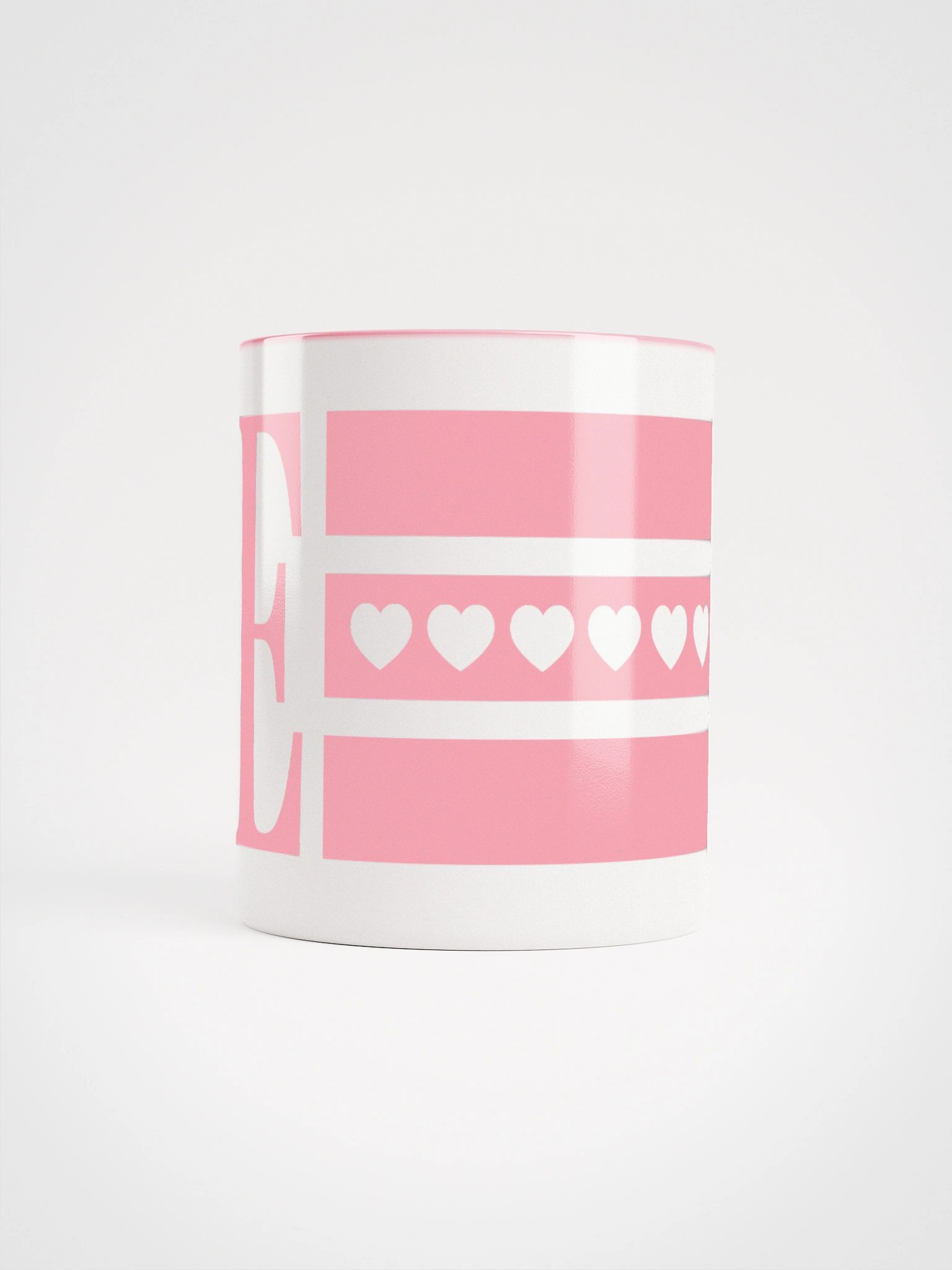 Cute Hearts Mug - Striped product image (5)
