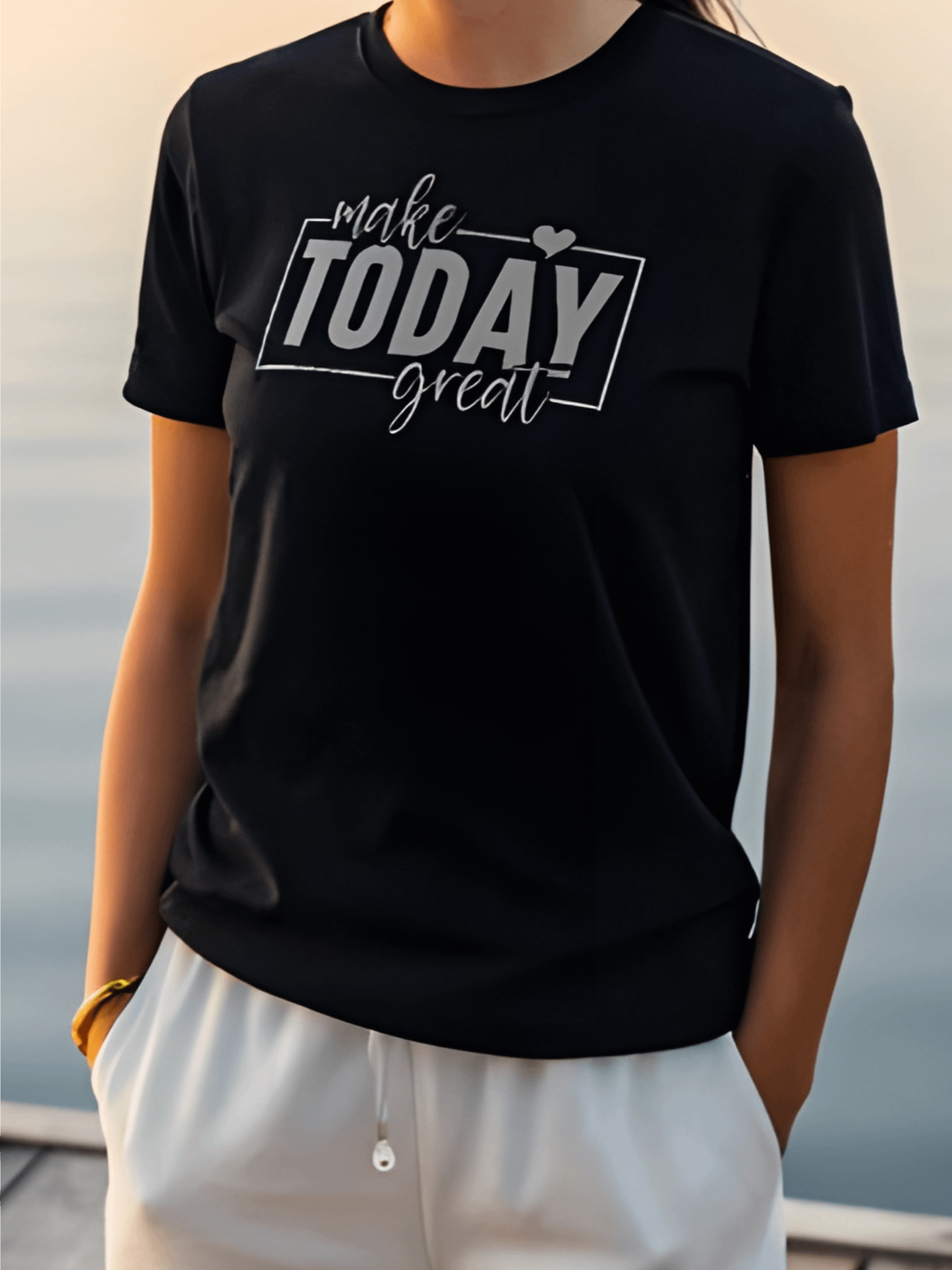 Make Today Great - Women's Black T-Shirt product image (1)