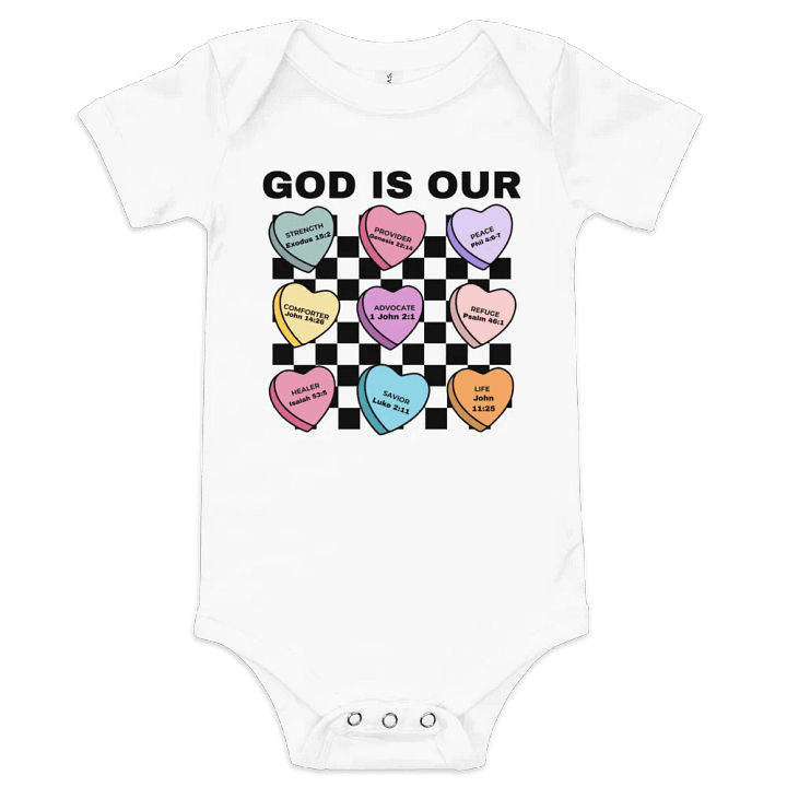 God Is Our Baby Onesie product image (1)