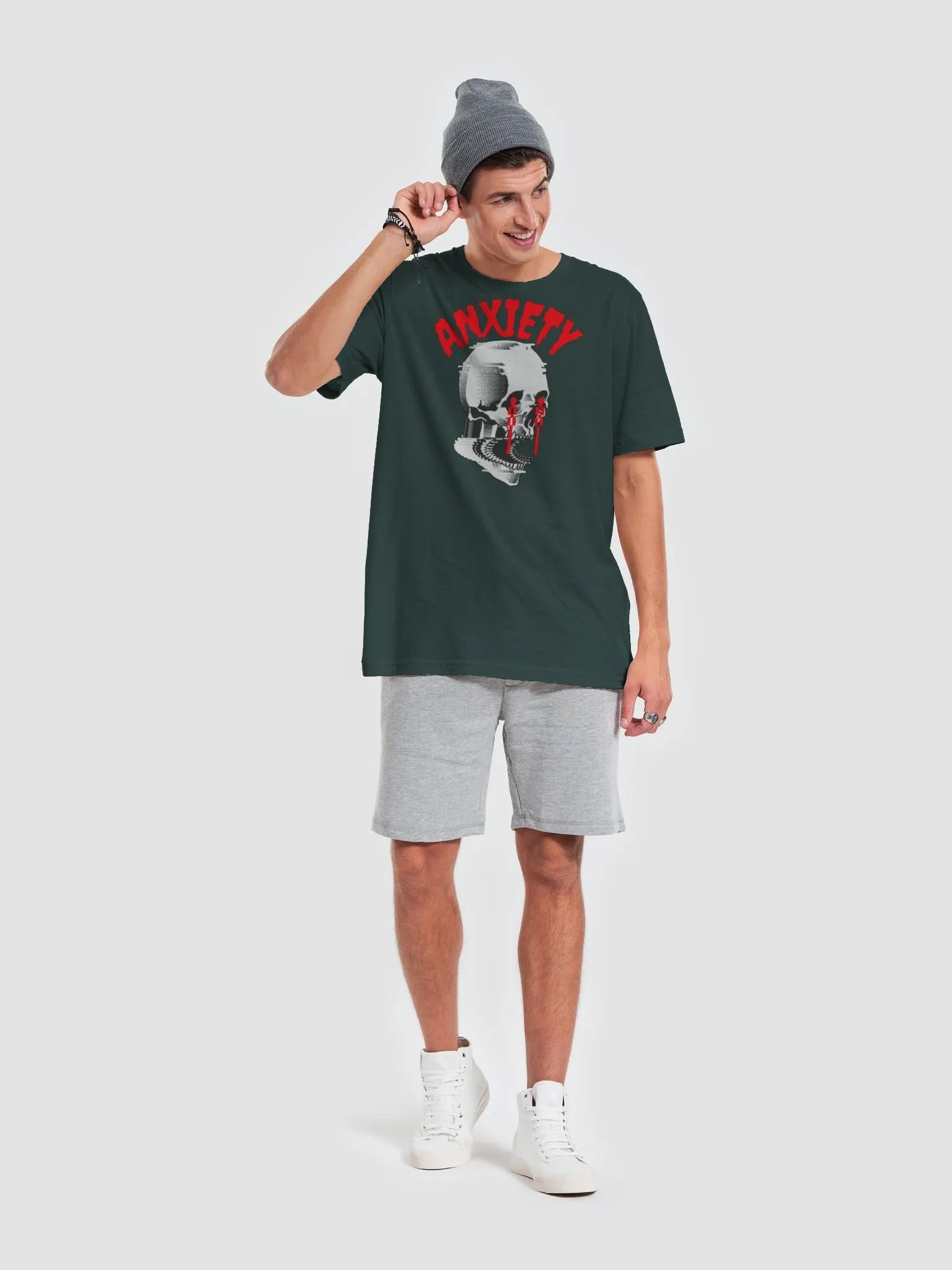 Anxiety supersoft unisex t-shirt product image (7)