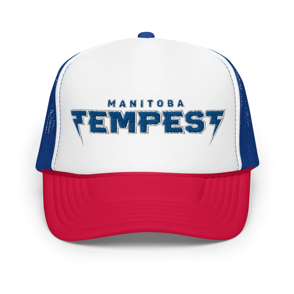 Tempest Dodgeball Club Foam Trucker Hat (Sapphire) product image (46)
