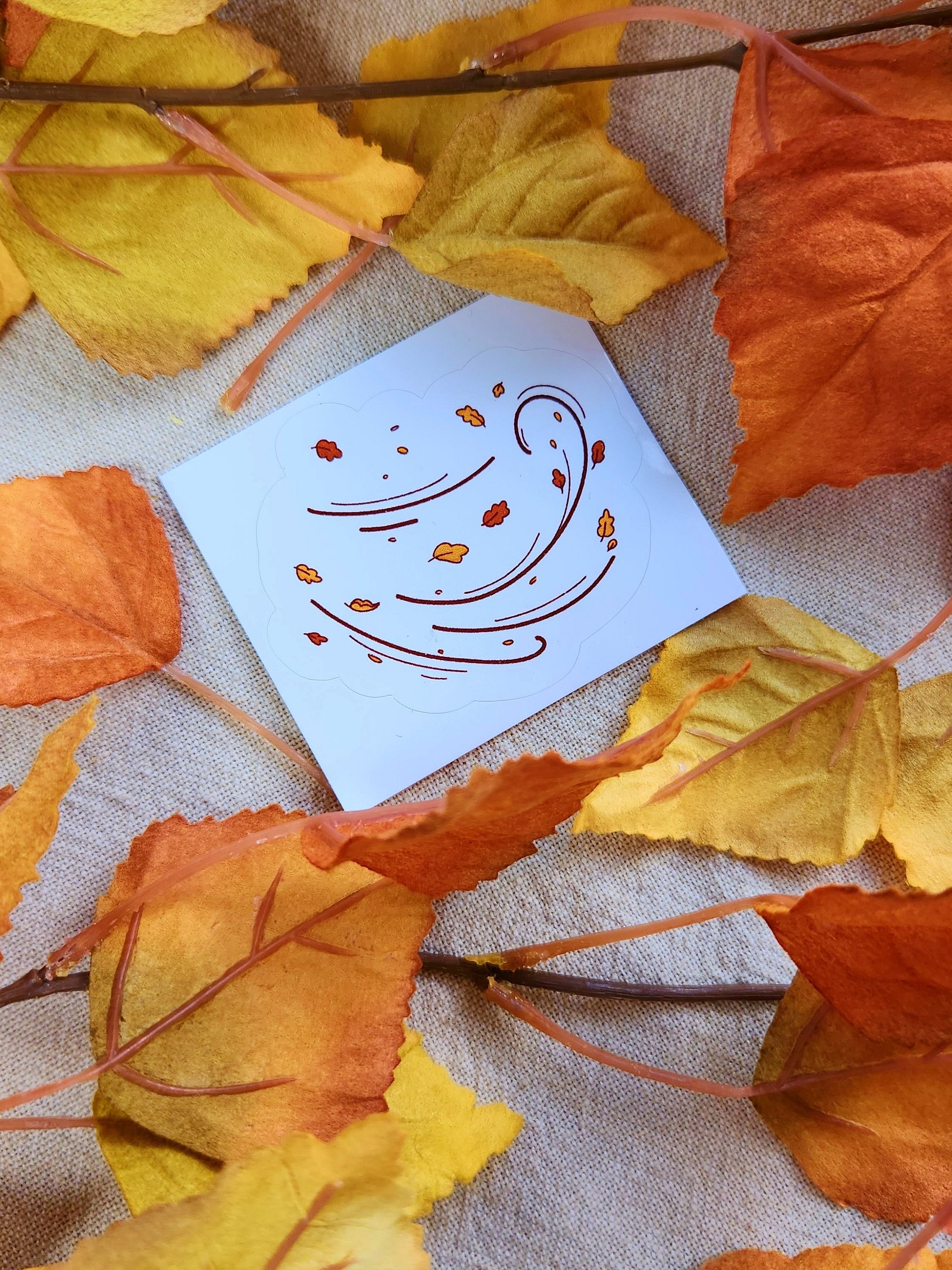 Dancing Autumn Breeze Sticker product image (1)