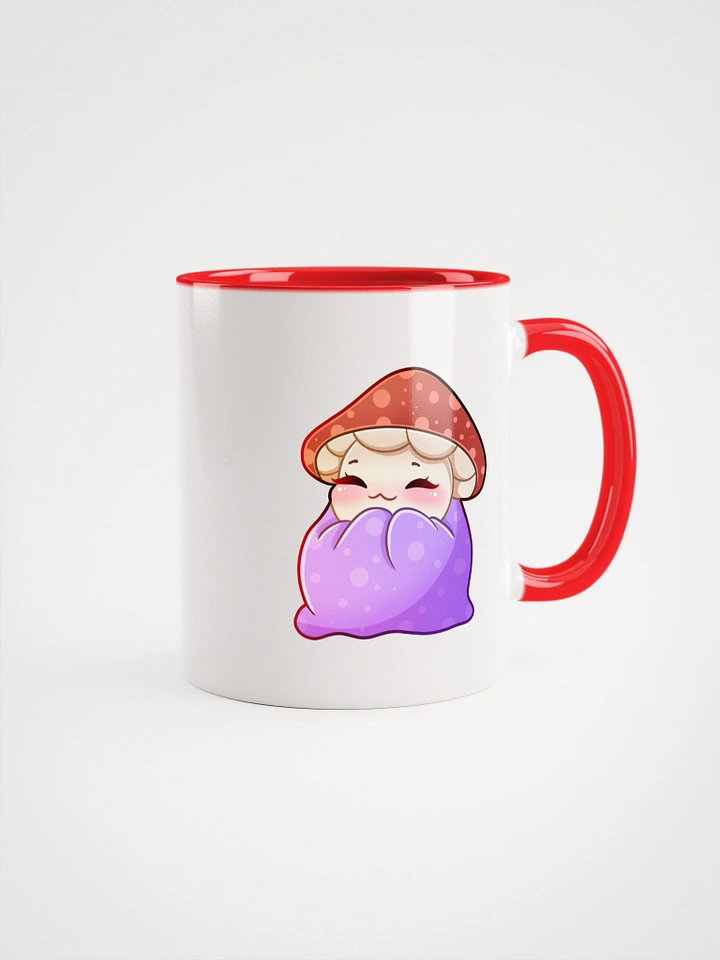 Cozy Mushie Mug with Red Handle product image (2)