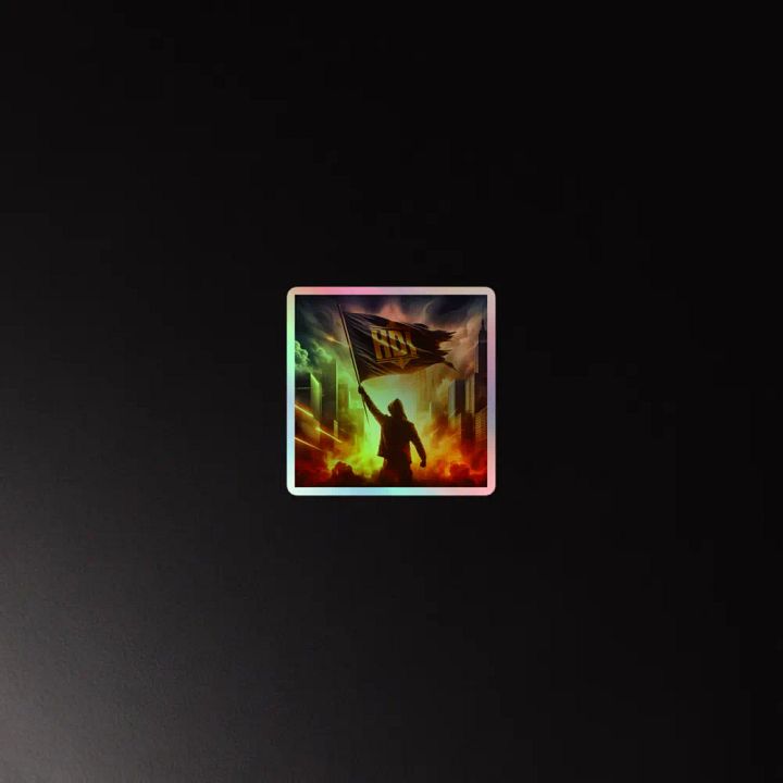HDI Flag Bearer - Holographic Sticker product image (2)
