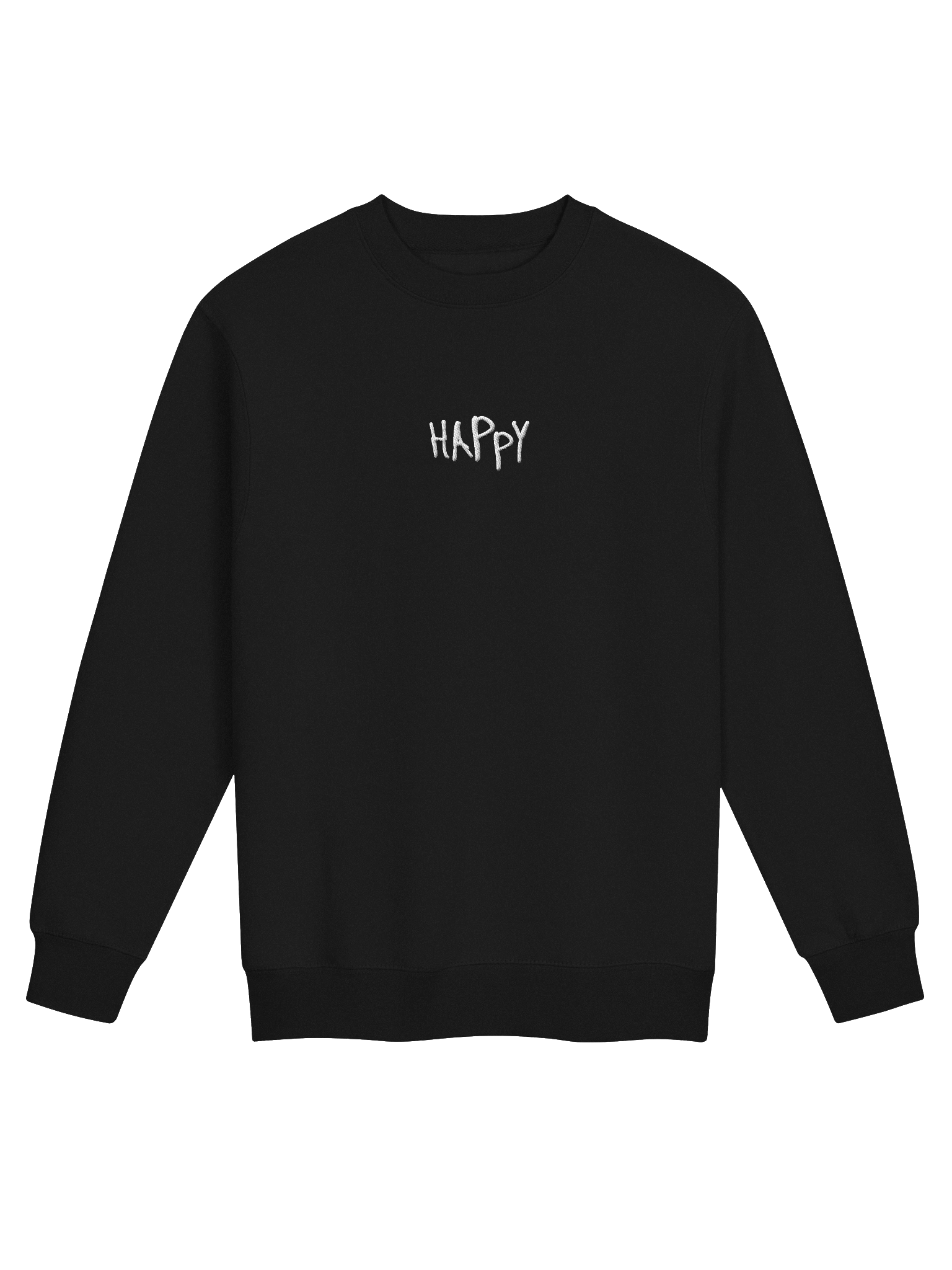 Happy Crewneck (Black) product image (1)