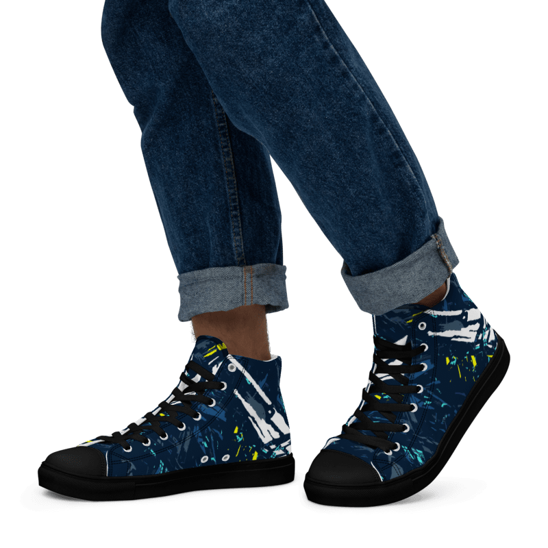 Waterblue | Men's High Top Sneaker product image (2)