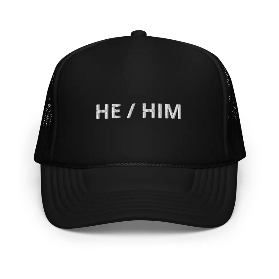He / Him - Embroidered Trucker Cap product image (1)