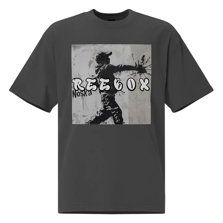 Urban Street Art Oversized Tee - 'REEBOX' Graffiti Design product image (1)