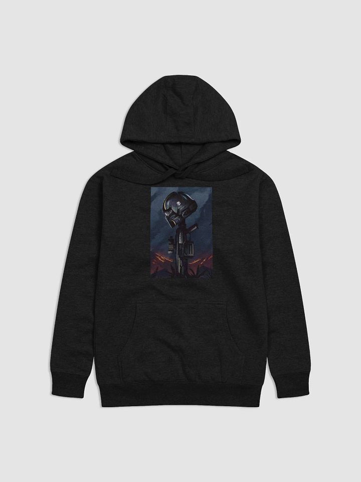 Helldivers 2 Helmet On A Gun Hoodie product image (7)