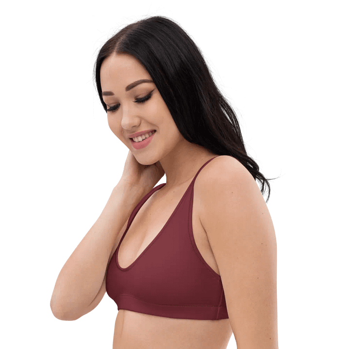 Chocolate Eco-Green Padded Bikini Top product image (2)