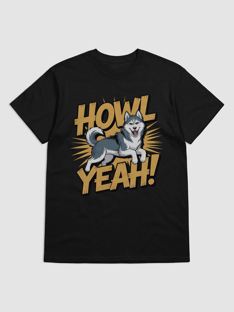 Howl Yeah! Siberian Husky Graphic Tee product image (1)