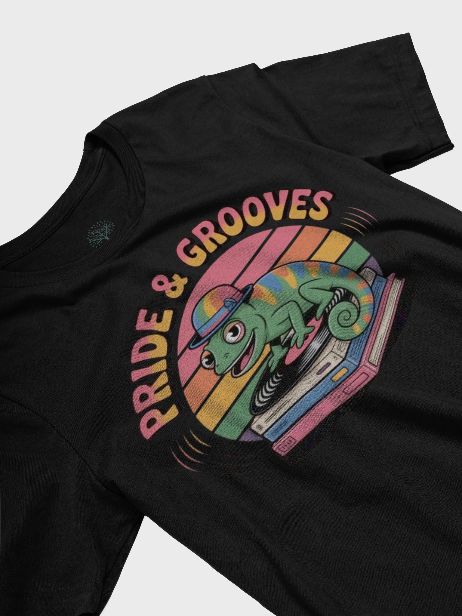 Unisex 'Pride & Grooves' Retro Chameleon DJ T-Shirt - Exclusive Design product image (26)