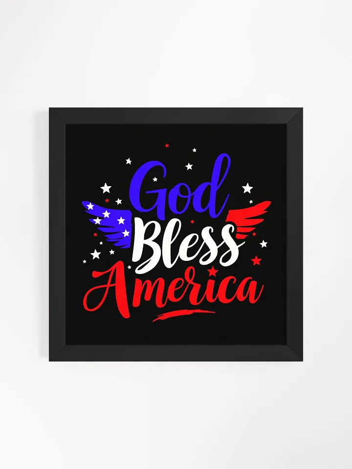 Framed Art: God Bless America product image (1)