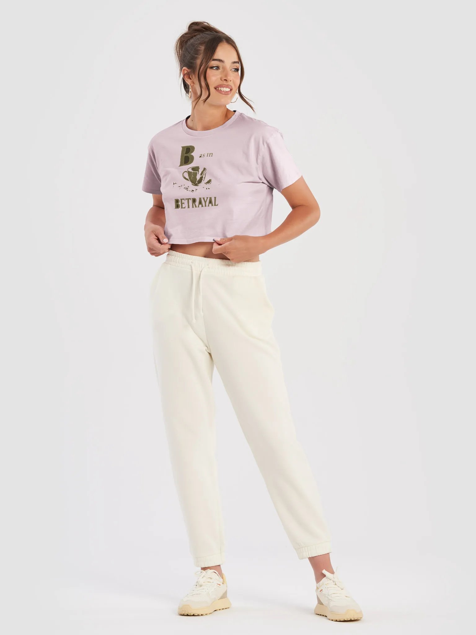 B as in betrayal color women's premium crop top by dark alphabet product image (5)