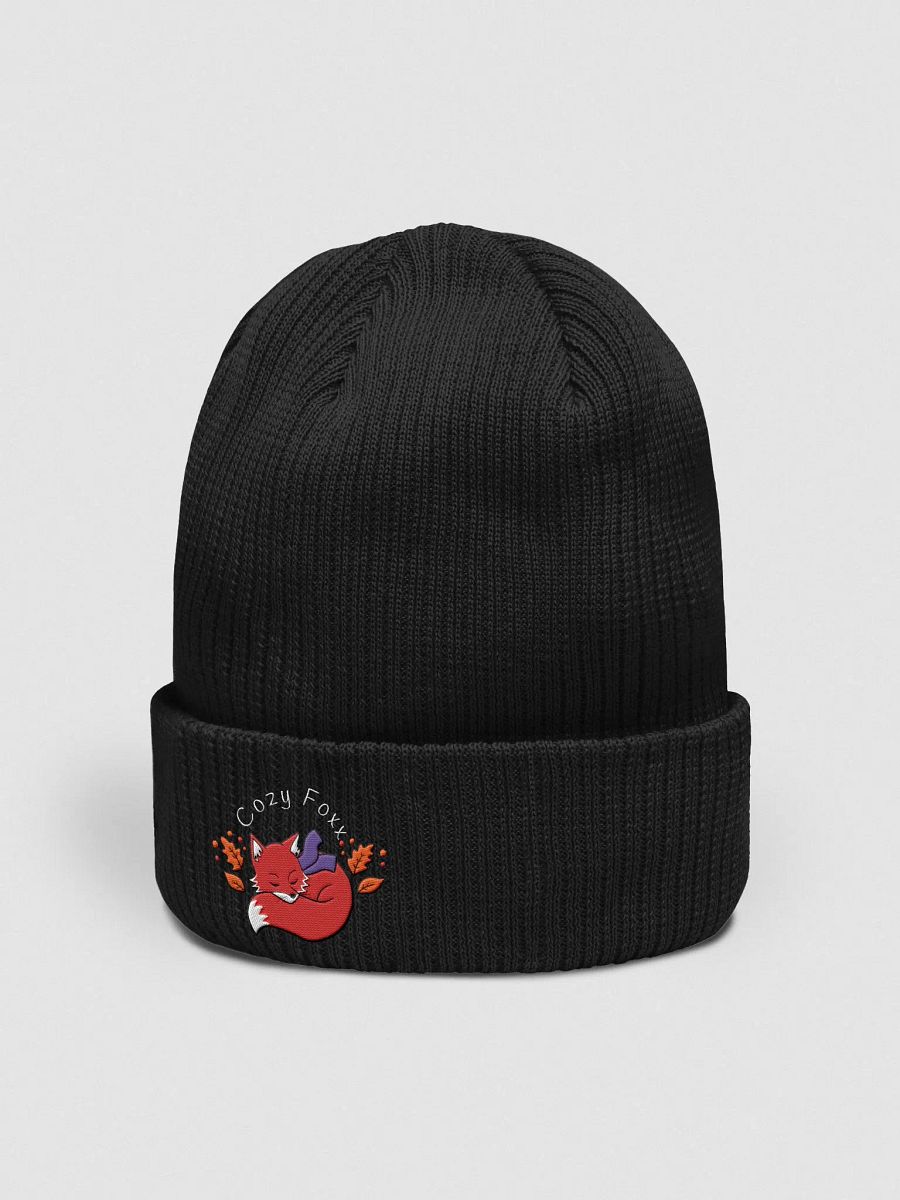 Cozy Foxx Organic Ribbed Beanie product image (3)