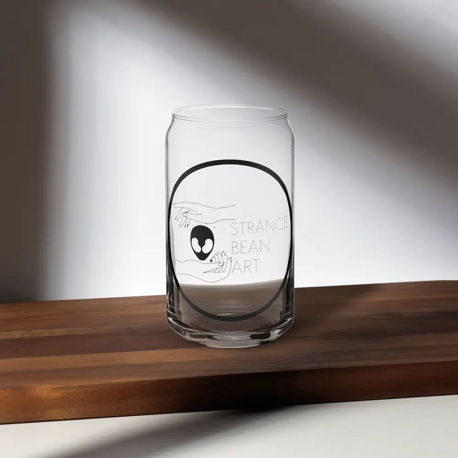 Strange Bean Art Logo Glass product image (35)