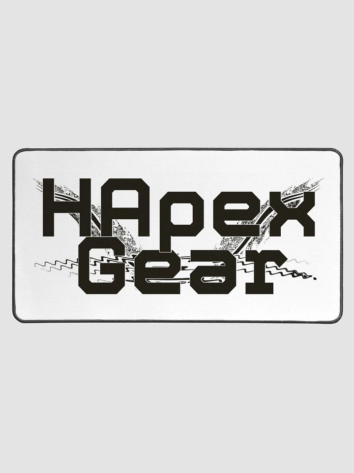 Black HApex Gear Black Logo Desk Mat 15.5