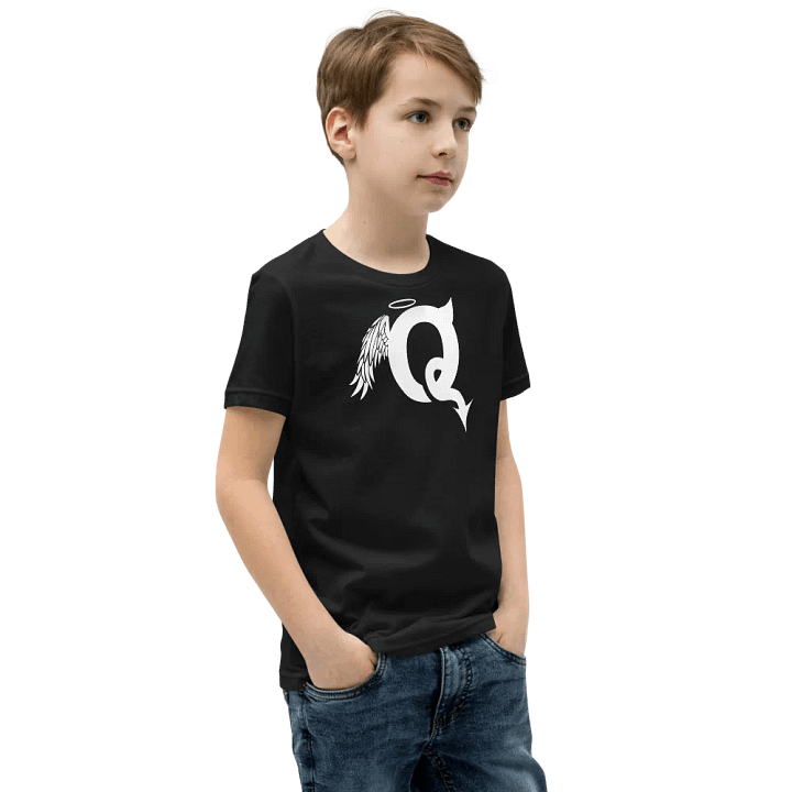Q vs. Evil Q youth T product image (2)