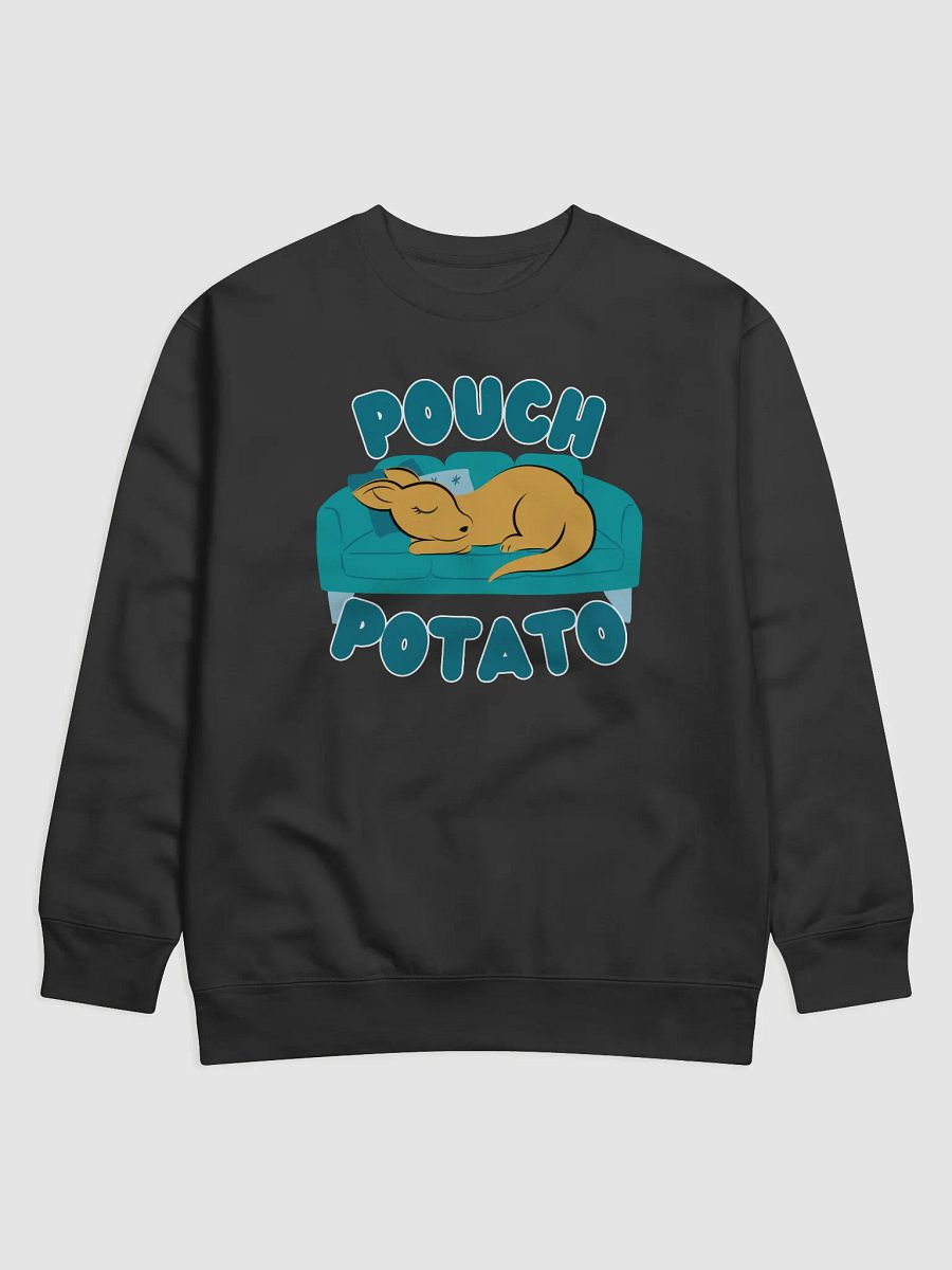Pouch Potato Funny Cute Sleepy Kangaroo Sweatshirt product image (1)