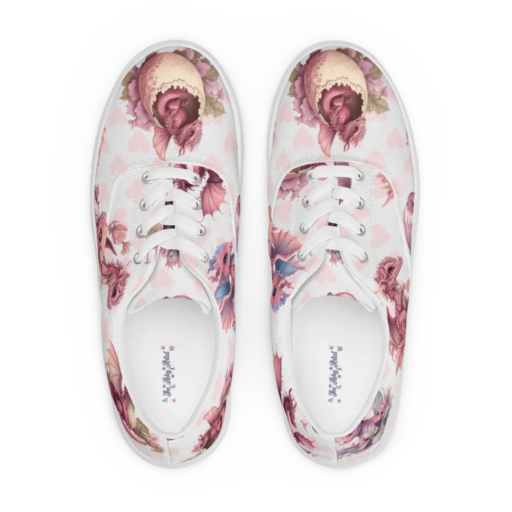 Whimsical Dragon Fantasy Lace-Up Shoes product image (1)