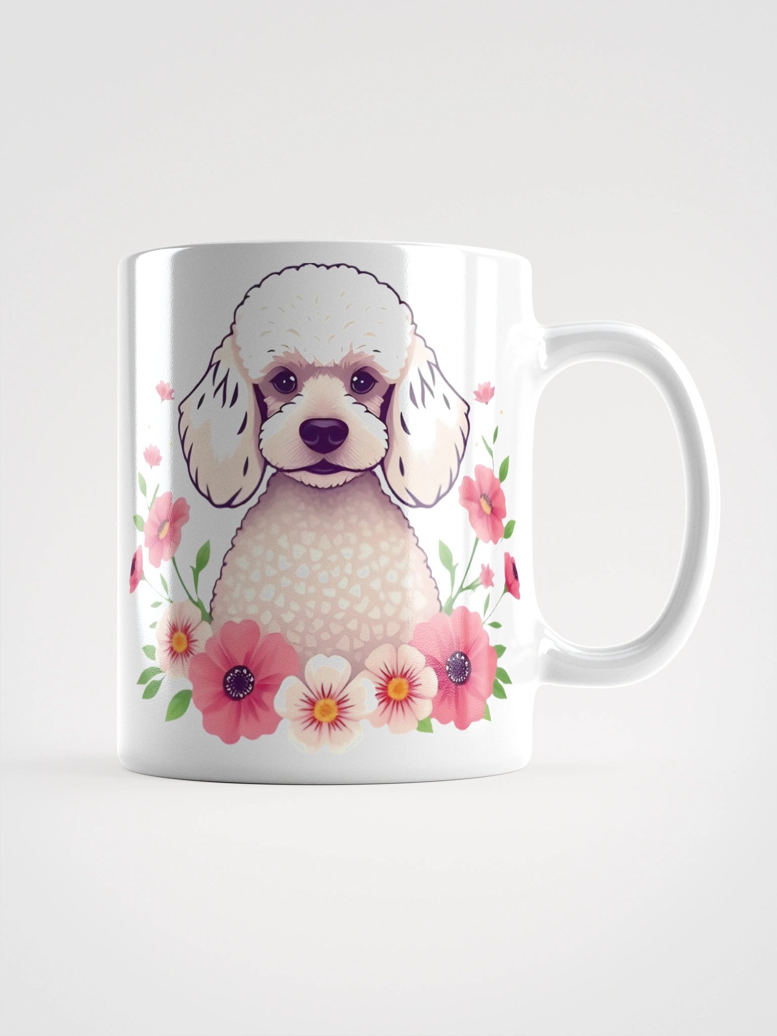 Floral Poodle Mug product image (1)