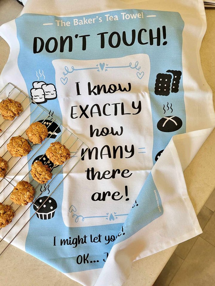 The Baker's Tea Towel (Blue) product image (1)