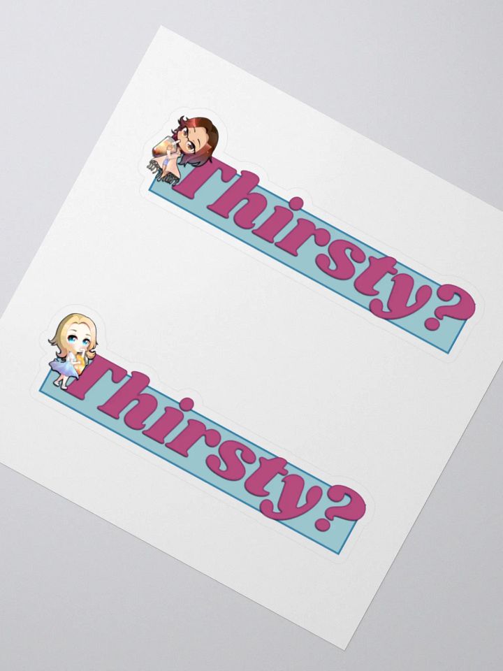 Thirsty Michi Sticker product image (5)