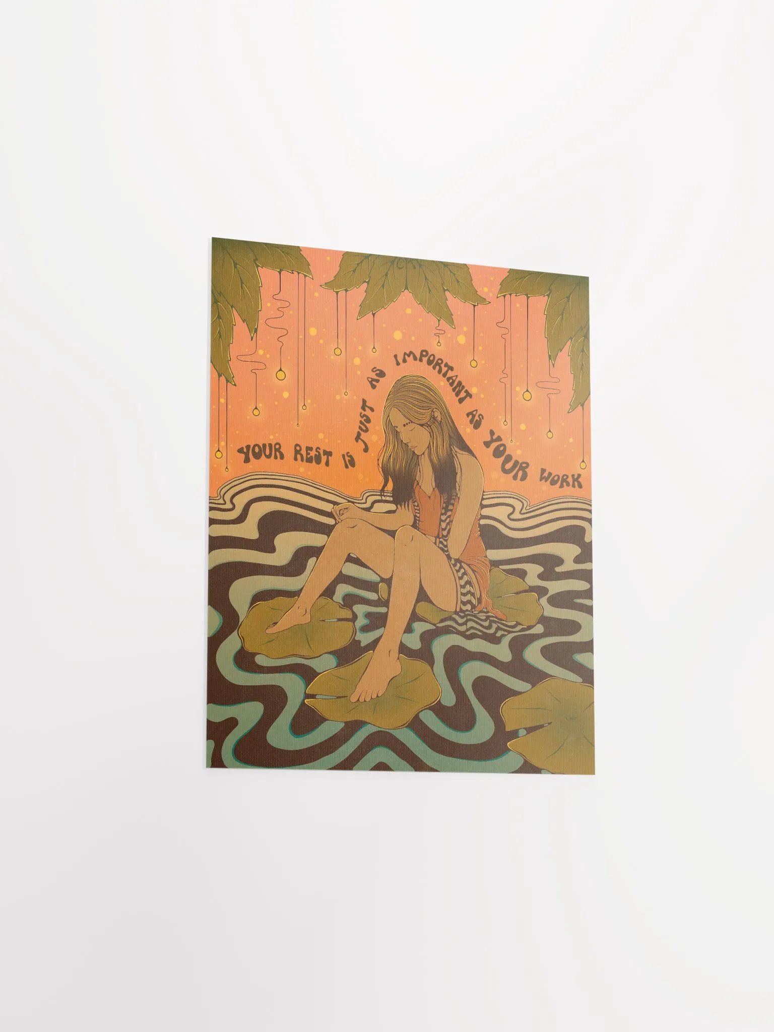 Matte Poster - Rest is Important product image (2)