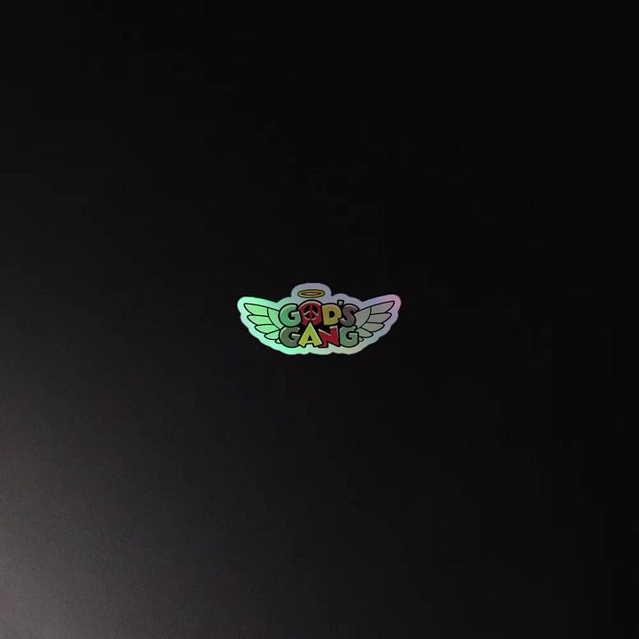 God's Gang Holographic Sticker product image (2)