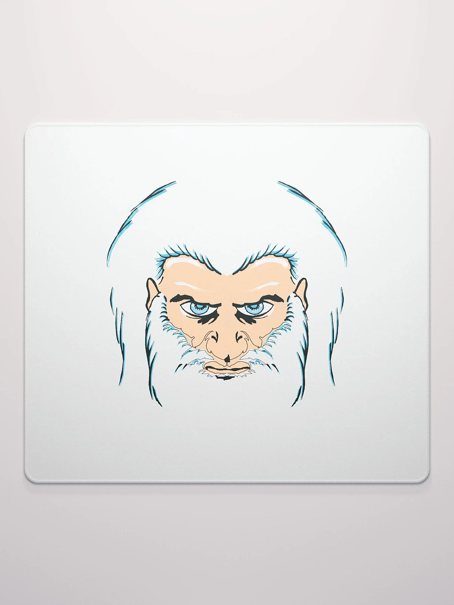 Serious Gamer's Stylized Face Mouse Pad product image (3)